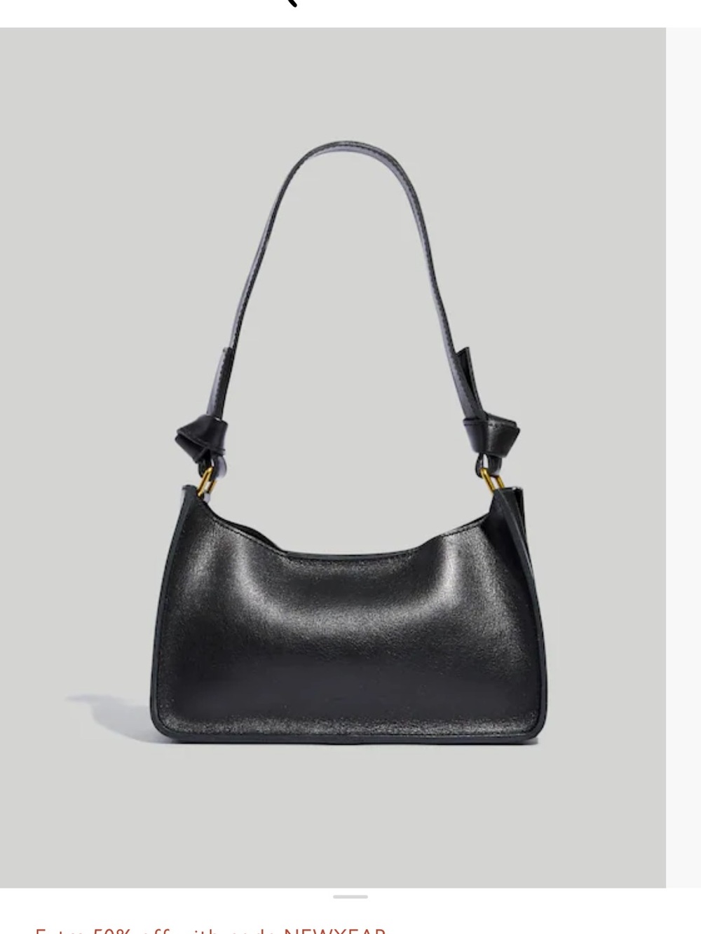 Madewell Black Leather Shoulder Bag - Picture 6 of 7